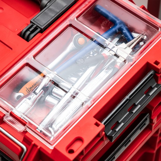 QBRICK PRIME įrankių dėžė 150 PROFI RED QBRICK PRIME įrankių dėžė 150 PROFI RED