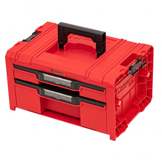 QBRICK PRO įrankių dėžė su 2 stalčiais 2.0 EXPERT RED QBRICK PRO įrankių dėžė su 2 stalčiais 2.0 EXPERT RED
