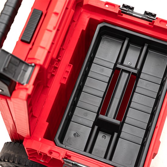 QBRICK PRO įrankių dėžė su ratukais 2.0 PLUS RED QBRICK PRO įrankių dėžė su ratukais 2.0 PLUS RED