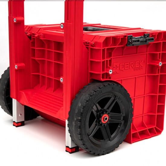 QBRICK PRO įrankių dėžė su ratukais 2.0 PLUS RED QBRICK PRO įrankių dėžė su ratukais 2.0 PLUS RED