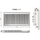 Radiatorius Purmo Compact C 11, 500-2600, pajungimas šone