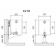 Radiatorius PURMO CV 44 200-, 700, pajungimas apačioje (be laikiklių)