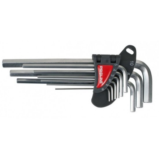 Raktai šešiak.9vnt.1.5-10mm        Proline