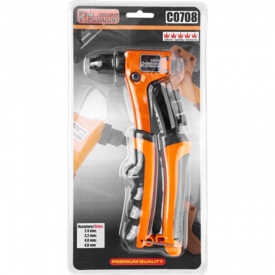 Rankinis kniediklis 2,4 - 4,8 mm Rankinis kniediklis 2,4 - 4,8 mm