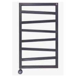 Rankšluosčių džiovintuvas ZIGZAG 835x500 su tenu 300W ir valdikliu KTX-3, juodos sp. užpildytas