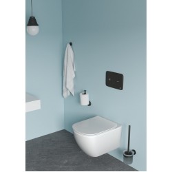 Rankšluosčių kabliukas Ideal Standard IOM, Silk Black juoda matinė