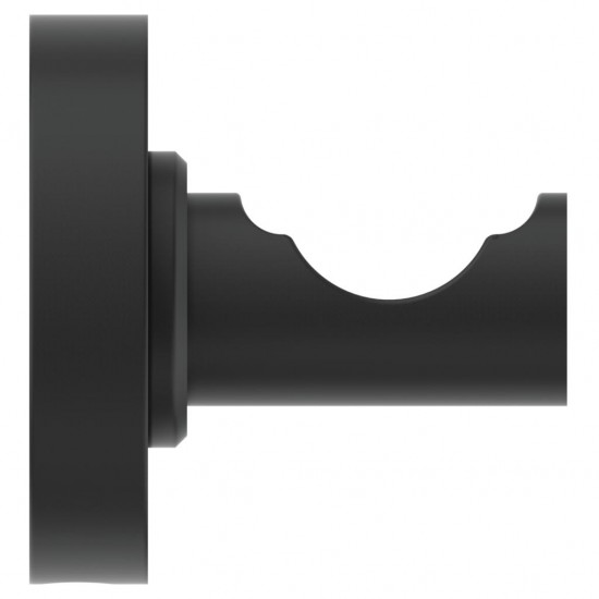 Rankšluosčių kabliukas Ideal Standard IOM, Silk Black juoda matinė Rankšluosčių kabliukas Ideal Standard IOM, Silk Black juoda matinė