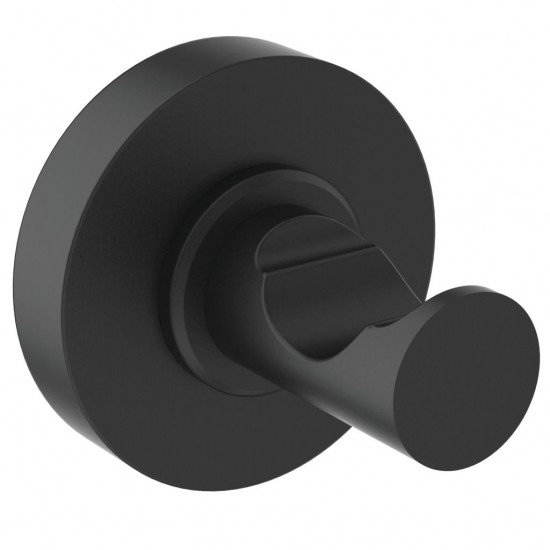 Rankšluosčių kabliukas Ideal Standard IOM, Silk Black juoda matinė Rankšluosčių kabliukas Ideal Standard IOM, Silk Black juoda matinė