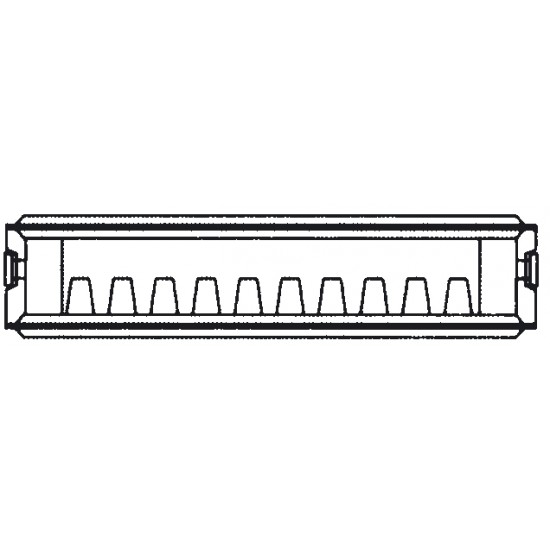 Renovacinis plieninis radiatorius HM 21C-AT-55-0600, prijungimas šoninis