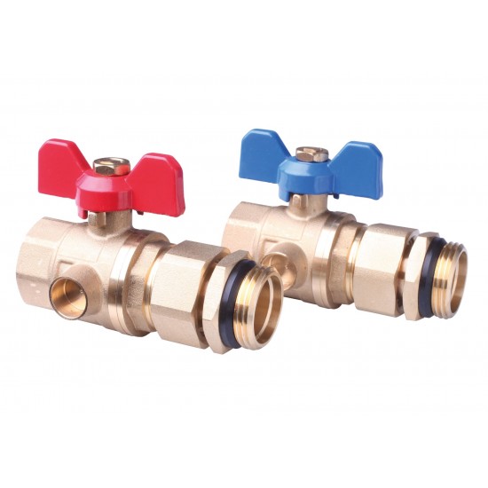 Rutulinis ventilis Danfoss šildymo kolektoriams, 1