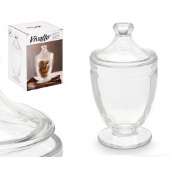 Saldaininė stikl. 22*12cm 950ml su kojele/d Vivalt