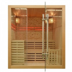 Sausoji Pirtis Su Krosnele AMO-EA4K STONE 180x160x200 cm