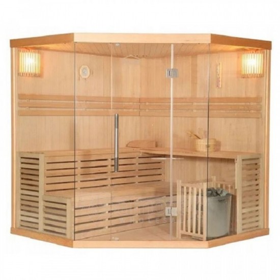 Sausoji Pirtis Su Krosnele AMO-EA5C 200x200x200 cm Sausoji Pirtis Su Krosnele AMO-EA5C 200x200x200 cm