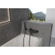 Sieninis vonios maišytuvas Ravak Chrome, CR 022.20BL, juodas