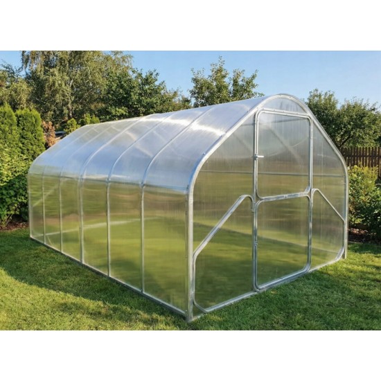 Šiltnamis GREEN Classic 2.75x4 polikarbonatinis rėmas 20x40