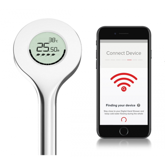 Skaitmeninė dušo galvutė Oras Hydractiva Digital, Bluetooth funkcija