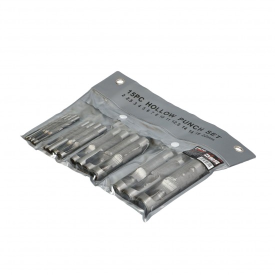 Skylių pramušėjų rinkinys, FASTER TOOLS, 12 vnt. Skylių pramušėjų rinkinys, FASTER TOOLS, 12 vnt.
