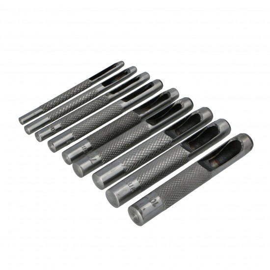 Skylių pramušėjų rinkinys, FASTER TOOLS, 9 vnt. Skylių pramušėjų rinkinys, FASTER TOOLS, 9 vnt.