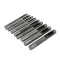 Skylių pramušėjų rinkinys, FASTER TOOLS, 9 vnt.