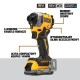 Smūginis suktuvas DeWALT DCF850E2T; 18V 2x1,7Ah Smūginis suktuvas DeWALT DCF850E2T; 18V 2x1,7Ah