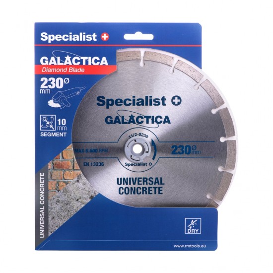 SPECIALIST+ deim. diskas GALACTICA, 230x10x22.2 mm SPECIALIST+ deim. diskas GALACTICA, 230x10x22.2 mm
