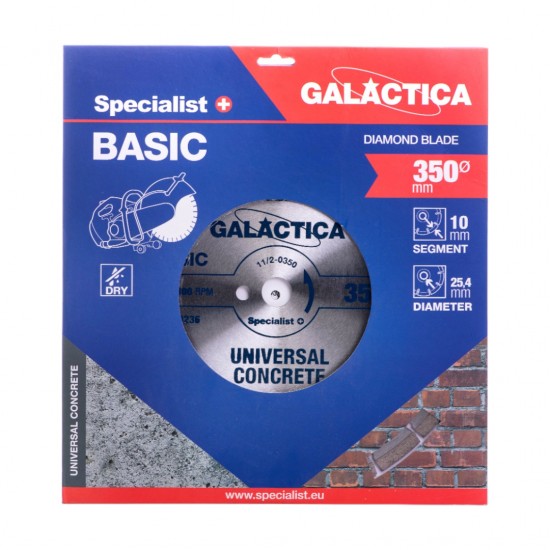 SPECIALIST+ deim. diskas GALACTICA, 350x10x25,4 mm SPECIALIST+ deim. diskas GALACTICA, 350x10x25,4 mm