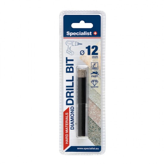 SPECIALIST+ deimantinis grąžtas D12 SPECIALIST+ deimantinis grąžtas D12