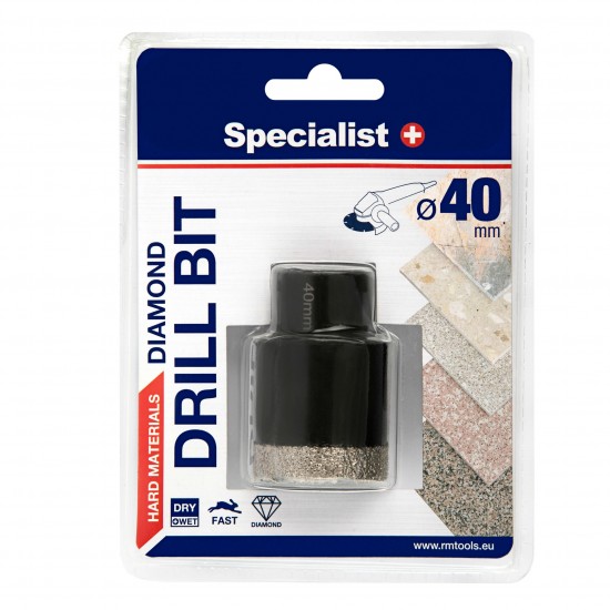 SPECIALIST+ deimantinis grąžtas D40 M14 SPECIALIST+ deimantinis grąžtas D40 M14
