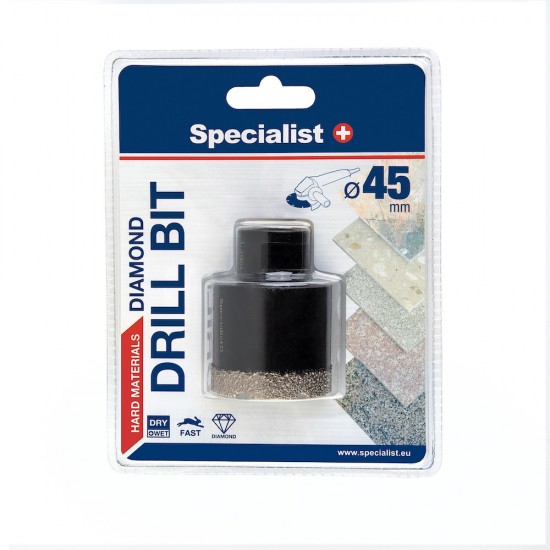 SPECIALIST+ deimantinis grąžtas D45 M14 SPECIALIST+ deimantinis grąžtas D45 M14