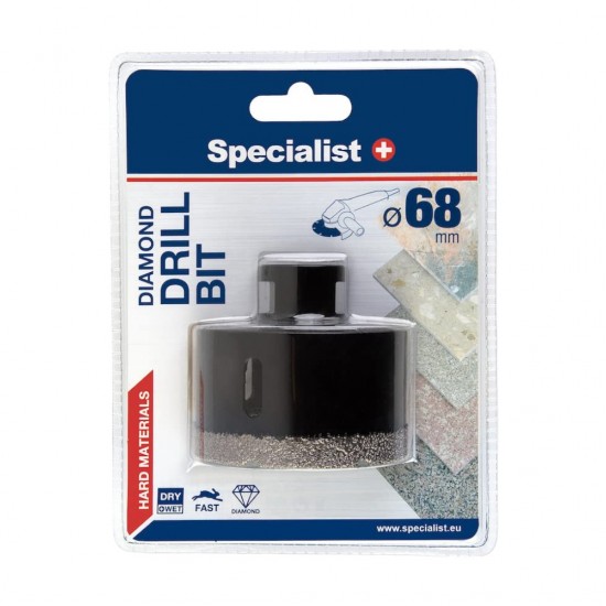 SPECIALIST+ deimantinis grąžtas D68 M14 SPECIALIST+ deimantinis grąžtas D68 M14
