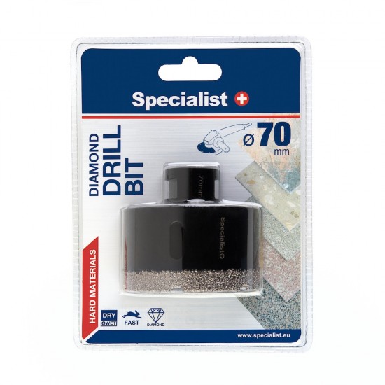 SPECIALIST+ deimantinis grąžtas D70 M14 SPECIALIST+ deimantinis grąžtas D70 M14