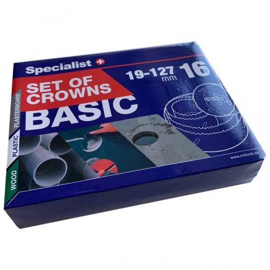 SPECIALIST+ gręžimo karūnų rinkinys, 16 vnt.