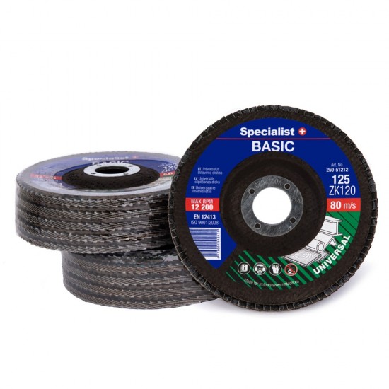 SPECIALIST+ lapelinis šlif. diskas BASIC ZK120, 125 mm