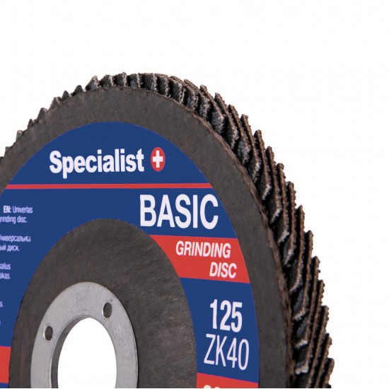 SPECIALIST+ lapelinis šlif. diskas BASIC ZK60, 125 mm SPECIALIST+ lapelinis šlif. diskas BASIC ZK60, 125 mm
