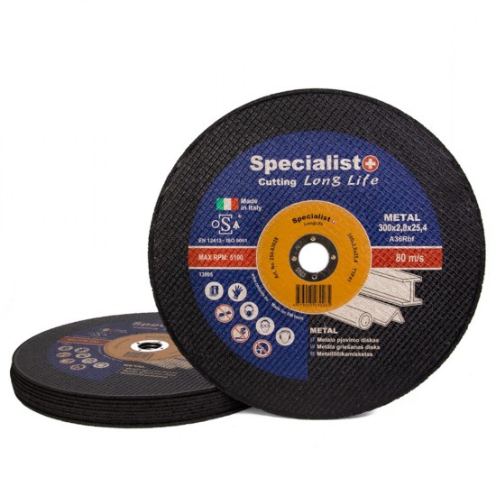 SPECIALIST+ metalo pj.diskas, 300x2,8x25,4 mm SPECIALIST+ metalo pj.diskas, 300x2,8x25,4 mm