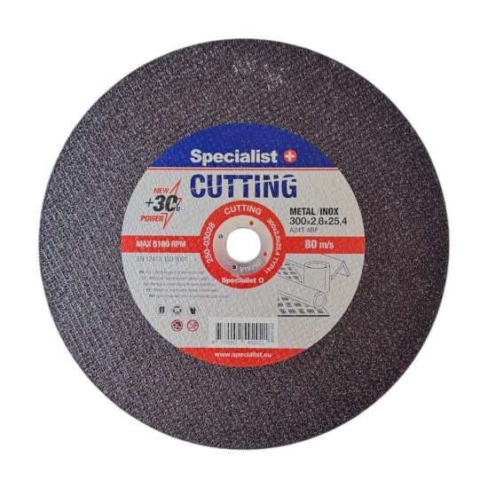 SPECIALIST+ metalo pj.diskas, 300x2,8x25,4 mm SPECIALIST+ metalo pj.diskas, 300x2,8x25,4 mm
