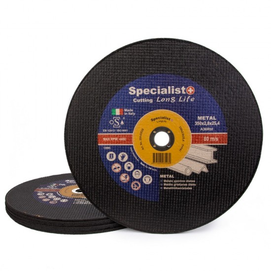 SPECIALIST+ metalo pj.diskas, 355x2,8x25,4 mm