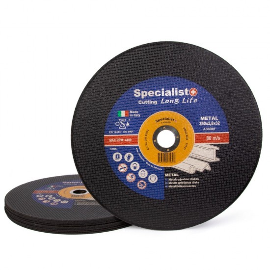 SPECIALIST+ metalo pj.diskas, 355x2.8x32 mm SPECIALIST+ metalo pj.diskas, 355x2.8x32 mm