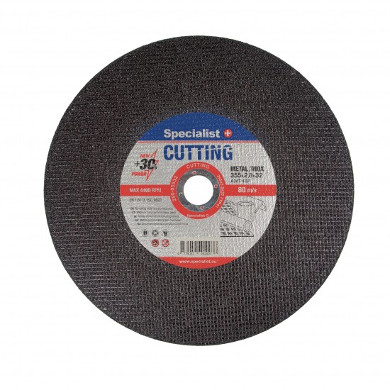 SPECIALIST+ metalo pj.diskas, 355x2.8x32 mm SPECIALIST+ metalo pj.diskas, 355x2.8x32 mm