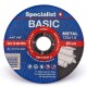 SPECIALIST+ metalo pj. diskas BASIC, 125x1.6x22 mm SPECIALIST+ metalo pj. diskas BASIC, 125x1.6x22 mm