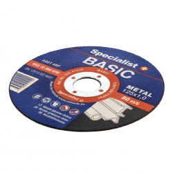 SPECIALIST+ metalo pj. diskas BASIC, 125x1x22 mm