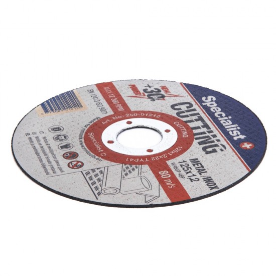 SPECIALIST+ metalo pj.diskas CUTTING, 125x1.2x22 mm SPECIALIST+ metalo pj.diskas CUTTING, 125x1.2x22 mm