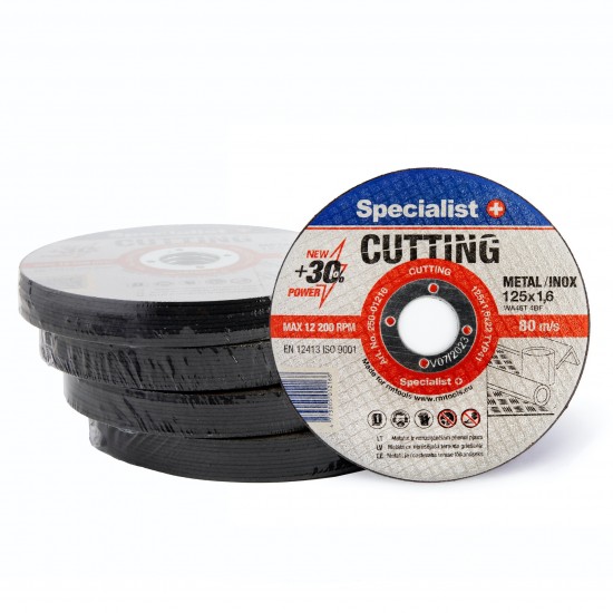 SPECIALIST+ metalo pj.diskas CUTTING, 125x1.6x22 mm SPECIALIST+ metalo pj.diskas CUTTING, 125x1.6x22 mm