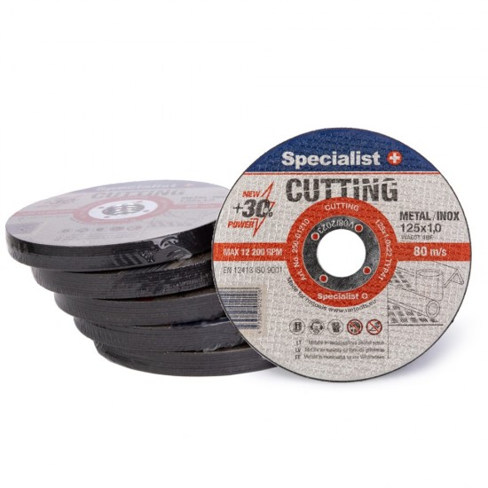 SPECIALIST+ metalo pj.diskas CUTTING, 125x1x22 mm SPECIALIST+ metalo pj.diskas CUTTING, 125x1x22 mm