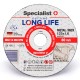 SPECIALIST+ metalo pj.diskas LONG LIFE, 125x1.6x22 mm SPECIALIST+ metalo pj.diskas LONG LIFE, 125x1.6x22 mm