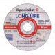 SPECIALIST+ metalo pj.diskas LONG LIFE, 125x1x22 mm SPECIALIST+ metalo pj.diskas LONG LIFE, 125x1x22 mm