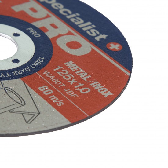 SPECIALIST+ metalo pj.diskas PRO, 125x1x22 mm SPECIALIST+ metalo pj.diskas PRO, 125x1x22 mm