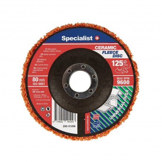 SPECIALIST+ nailoninis valymo diskas PREMIUM, 125mm SPECIALIST+ nailoninis valymo diskas PREMIUM, 125mm