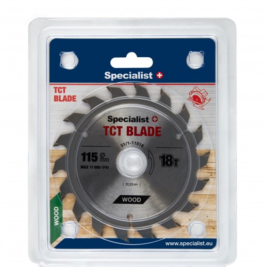 SPECIALIST+ pjovimo diskas, 115x18Tx22 mm SPECIALIST+ pjovimo diskas, 115x18Tx22 mm
