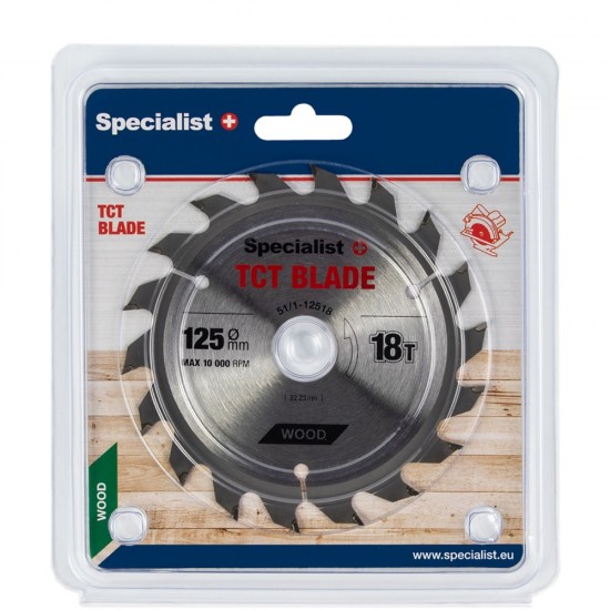 SPECIALIST+ pjovimo diskas, 125x18Tx22 mm